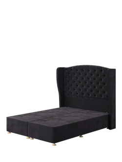 TEMPUR® OUTLET Suffolk Divan Base, Double, Like New, Coal, Coal