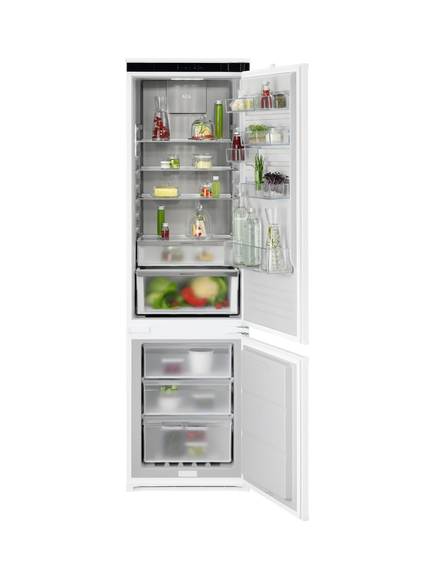 AEG NSC8M192DS Integrated 70/30 Fridge Freezer, White, White