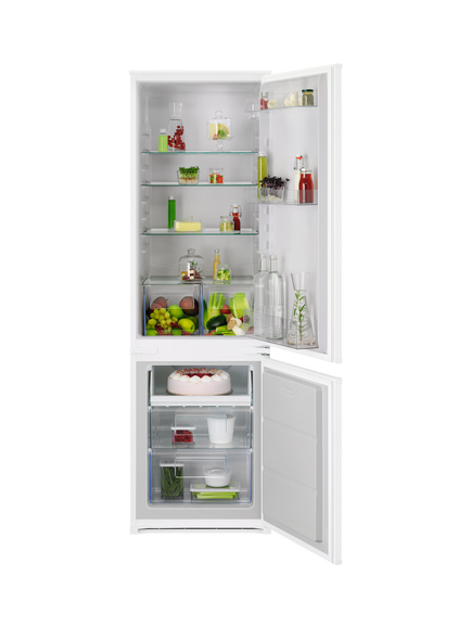 AEG OSC6L181ES Freestanding 70/30 Fridge Freezer, White, White