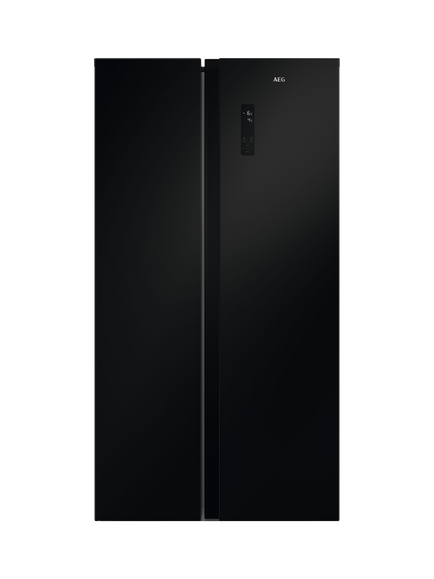 AEG TX6MR531EE Freestanding 60/40 Fridge Freezer, Black, Black
