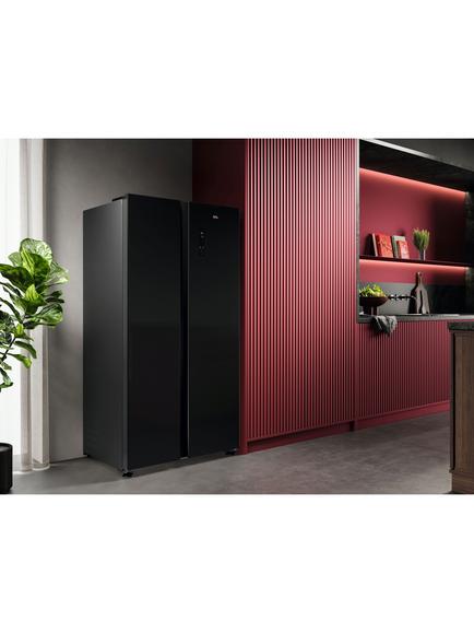 AEG TX6MR531EE Freestanding 60/40 Fridge Freezer, Black - view 2, Black