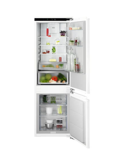AEG OSC7C181DF Integrated 70/30 Fridge Freezer, White, White