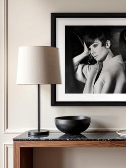 Brookpace Lascelles 'Audrey Hepburn Pose' Framed Photographic Print, 46 x 46cm, Black/White - view 2, Multi Multi