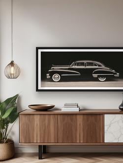 Brookpace Lascelles Cadillac Series 62 1947 Framed Photographic Print, 51 x 101.5cm, Black - view 2, Multi Multi