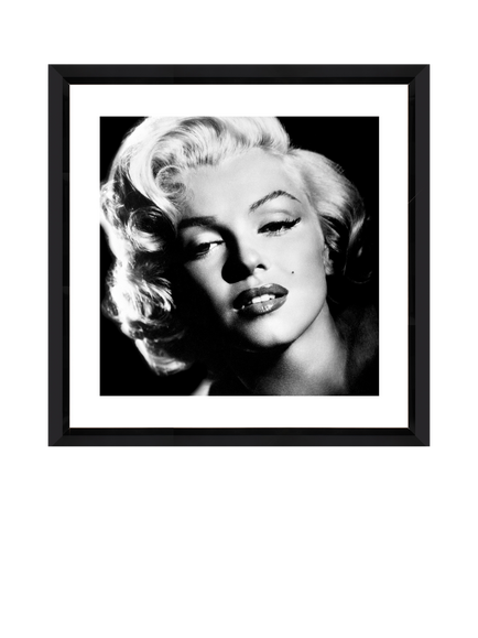 Brookpace Lascelles 'Marilyn Monroe Glamour' Framed Photographic Print, 46 x 46cm, Black/White, Multi Multi