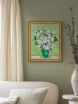 Brookpace Lascelles Vincent Van Gogh 'Roses' Framed Canvas Print, 29 x 34cm - view 2, Multi Multi