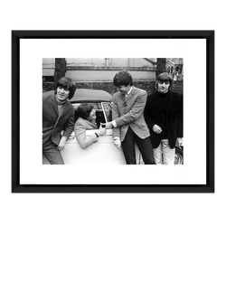 Brookpace Lascelles 'The Beatles' Framed Photographic Print, 45 x 55cm, Black/White, Multi Multi