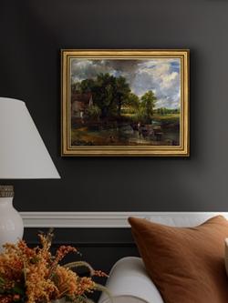 Brookpace Lascelles John Constable 'The Hay Wain, 1821' Framed Canvas Print, 29 x 34cm - view 2, Multi Multi