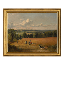 Brookpace Lascelles John Constable 'The Wheat Field, 1816' Framed Canvas Print, 29 x 34cm, Multi Multi