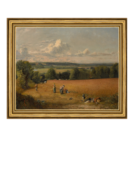 Brookpace Lascelles John Constable 'The Wheat Field, 1816' Framed Canvas Print, 29 x 34cm, Multi Multi