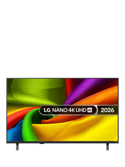 LG 43NU850B6LA (2026) LED HDR 4K Ultra HD Smart AI TV, 43 inch, Charcoal Black, Charcoal Black