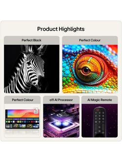 LG OLED42C64LA (2026) OLED evo HDR 4K Ultra HD Smart AI TV, 42 inch with Dolby Atmos, Dark Titan Silver - view 2, Dark Titan Silver