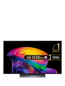 LG OLED48C64LA (2026) OLED evo HDR 4K Ultra HD Smart AI TV, 48 inch with Dolby Atmos, Black, Black