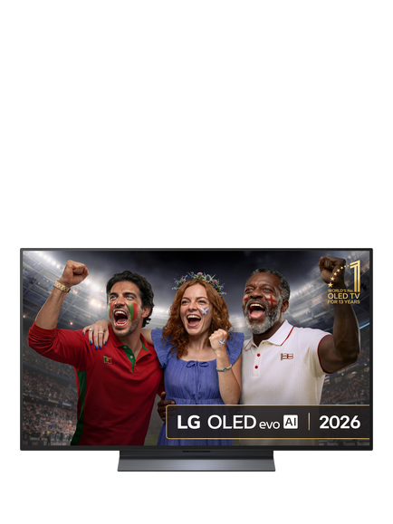 LG OLED48C64LA (2026) OLED evo HDR 4K Ultra HD Smart AI TV, 48 inch with Dolby Atmos, Black, Black