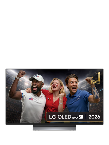 LG OLED48G66LS (2026) OLED evo HDR 4K Ultra HD Smart AI TV, 48 inch with Dolby Atmos, Stand Version, Black, Black