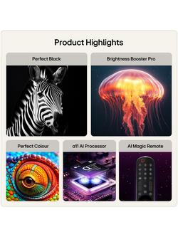 LG OLED48G66LS (2026) OLED evo HDR 4K Ultra HD Smart AI TV, 48 inch with Dolby Atmos, Stand Version, Black - view 2, Black