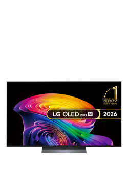 LG OLED55C64LA (2026) OLED evo HDR 4K Ultra HD Smart AI TV, 55 inch with Dolby Atmos, Dark Titan Silver, Dark Titan Silver