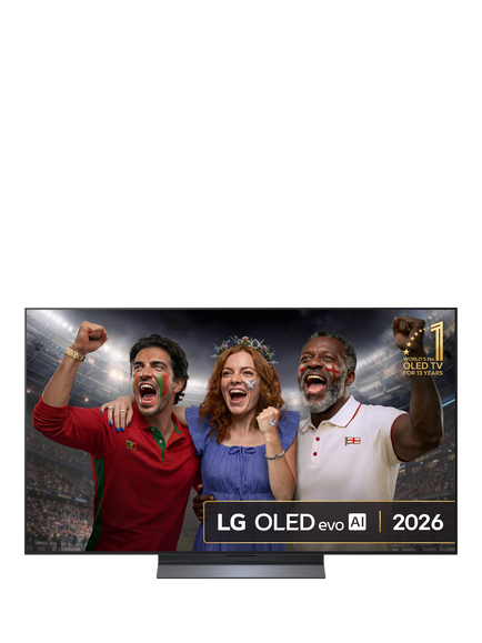 LG OLED55C64LA (2026) OLED evo HDR 4K Ultra HD Smart AI TV, 55 inch with Dolby Atmos, Dark Titan Silver, Dark Titan Silver