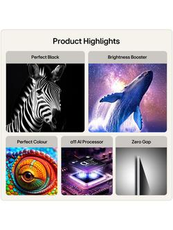 LG OLED55G64LW (2026) OLED evo HDR 4K Ultra HD Smart AI TV, 55 inch with Dolby Atmos & One Wall Design, Satin Silver - view 2, Satin Silver