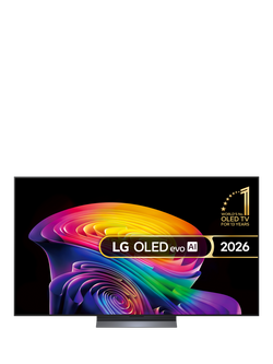 LG OLED65C64LA (2026) OLED evo HDR 4K Ultra HD Smart AI TV, 65 inch with Dolby Atmos, Dark Titan Silver, Dark Titan Silver