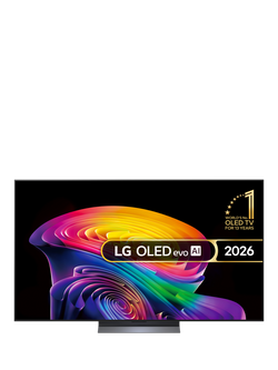 LG OLED65C66LB (2026) OLED evo HDR 4K Ultra HD Smart AI TV, 65 inch with Dolby Atmos, Dark Titan Silver, Dark Titan Silver