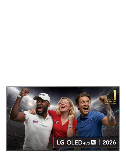 LG OLED65G64LW (2026) OLED evo HDR 4K Ultra HD Smart AI TV, 65 inch with Dolby Atmos & One Wall Design, Satin Silver, Satin Silver