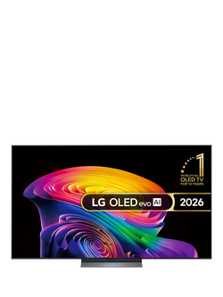 LG OLED77C64LA (2026) OLED evo HDR 4K Ultra HD Smart AI TV, 77 inch with Dolby Atmos, Dark Titan Silver, Dark Titan Silver