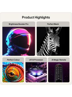 LG OLED77C64LA (2026) OLED evo HDR 4K Ultra HD Smart AI TV, 77 inch with Dolby Atmos, Dark Titan Silver - view 2, Dark Titan Silver