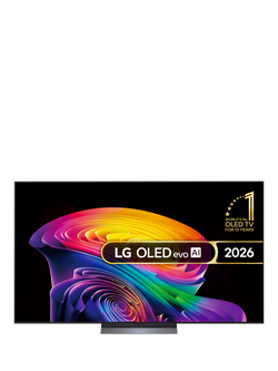 LG OLED77C66LB (2026) OLED evo HDR 4K Ultra HD Smart AI TV, 77 inch with Dolby Atmos, Dark Titan Silver, Dark Titan Silver