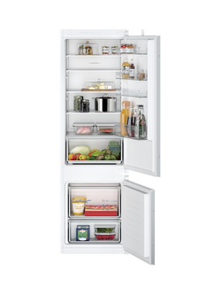 Siemens IQ100 KI87VNSE0G Integrated 70/30 Fridge Freezer, White, White