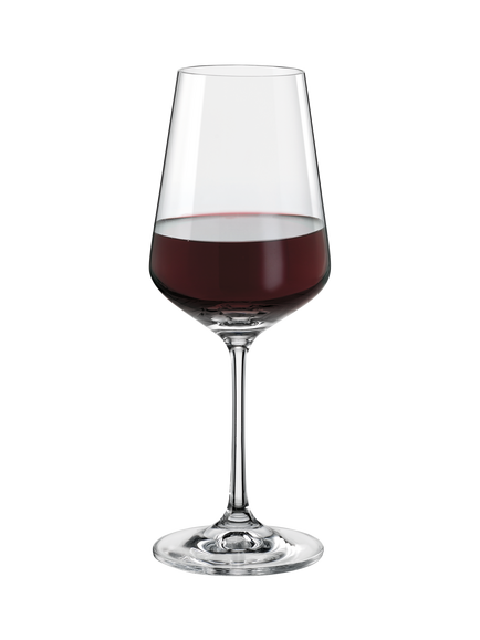 Dartington Crystal Simplicity Red Wine Glass, Set of 4, 350ml, Clear - view 2, Clear