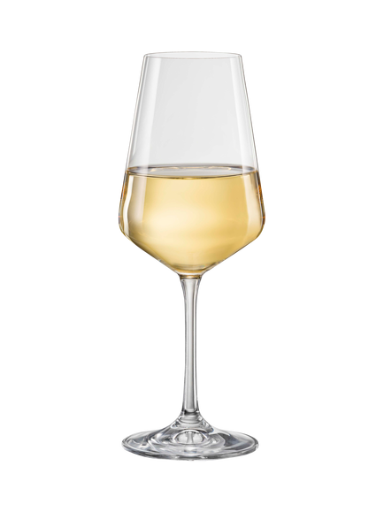 Dartington Crystal Simplicity White Wine Glass, Set of 4, 250ml, Clear - view 2, Clear