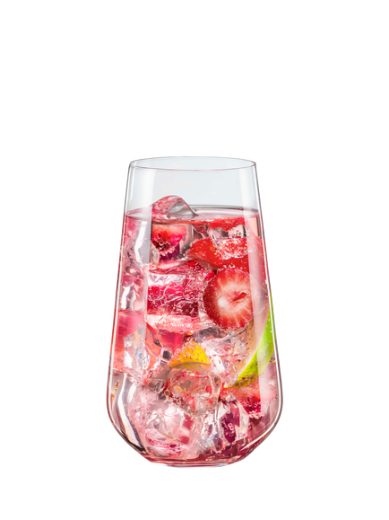 Dartington Crystal Simplicity Glass Highball, Set of 4, 380ml, Clear - view 2, Clear