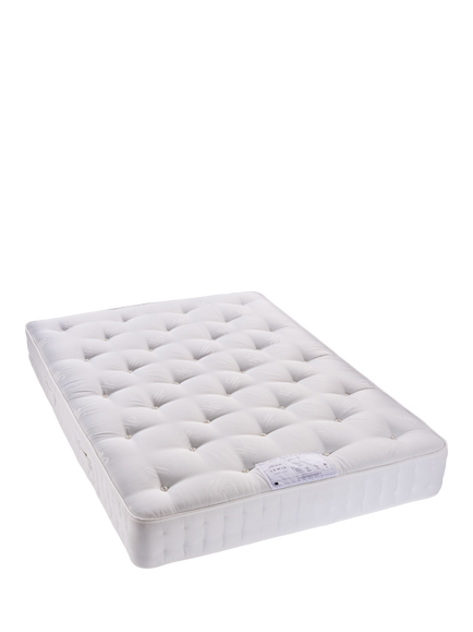 John Lewis OUTLET Classic Collection 1400 Pocket Spring Mattress, Medium/Firm Tension, Double, Like New, White