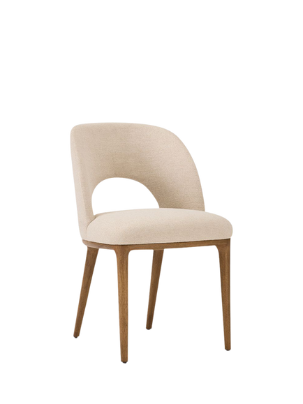 west elm OUTLET Anton Dining Chair, Alabaster, Alabaster