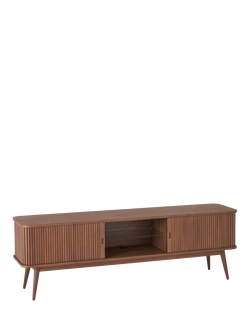 John Lewis OUTLET Grayson Large TV Unit, Dark Brown, Dark Brown