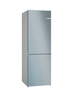Bosch OUTLET Series 4 KGN362LDFG Freestanding 60/40 Fridge Freezer, Like New, Inox Look, Inox Look