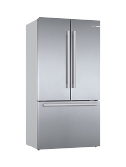 Bosch OUTLET Series 8 KFF96PIEP Freestanding 70/30 American Fridge Freezer, Like New, Stainless Steel Inox, Stainless Steel Inox