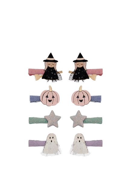 Mimi & Lula Kids' Halloween Hair Clips, Black, Black