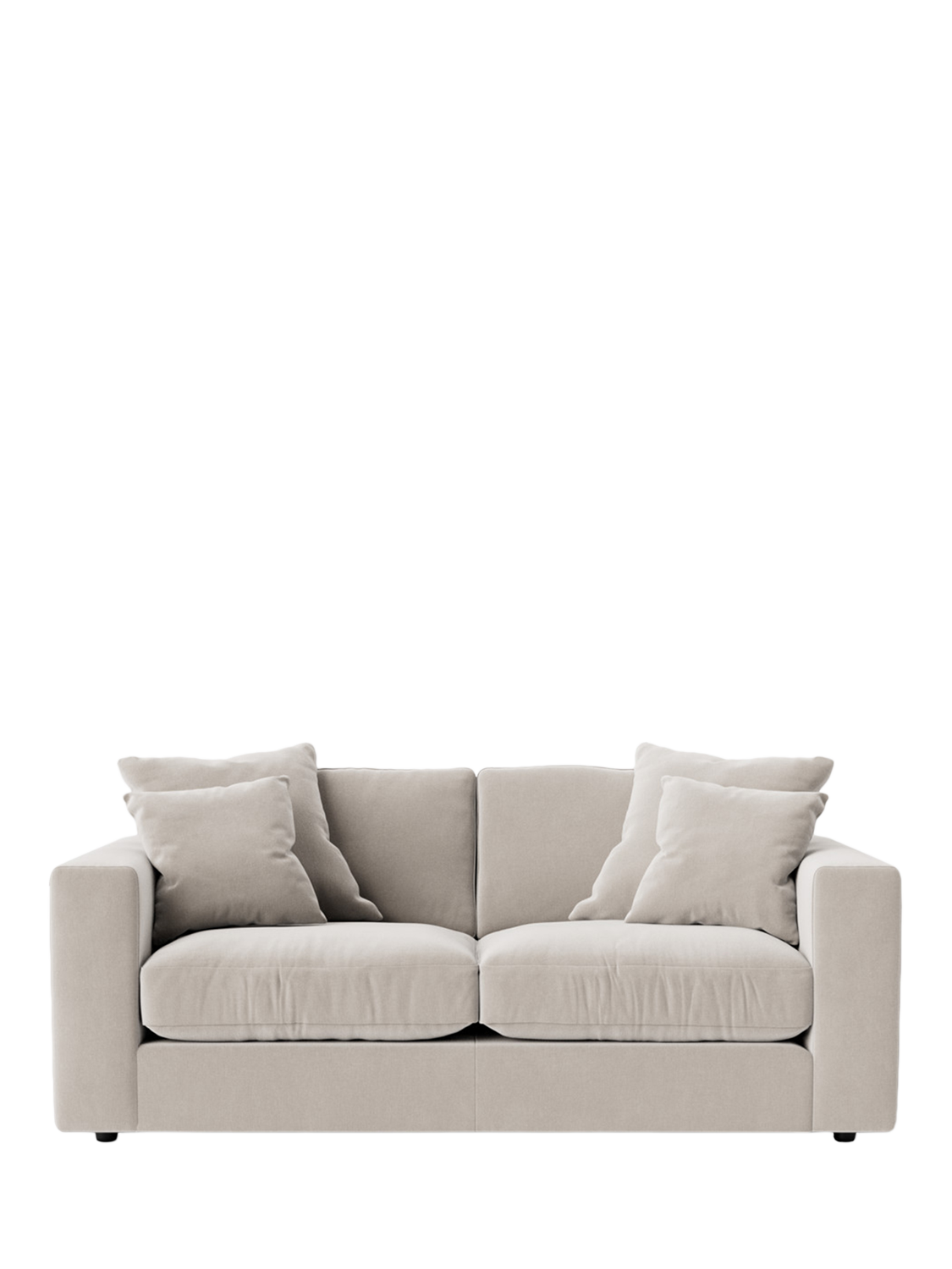Althaea Range, Swoon Althaea Medium 2 Seater Sofa, Crushed Velvet Ecru