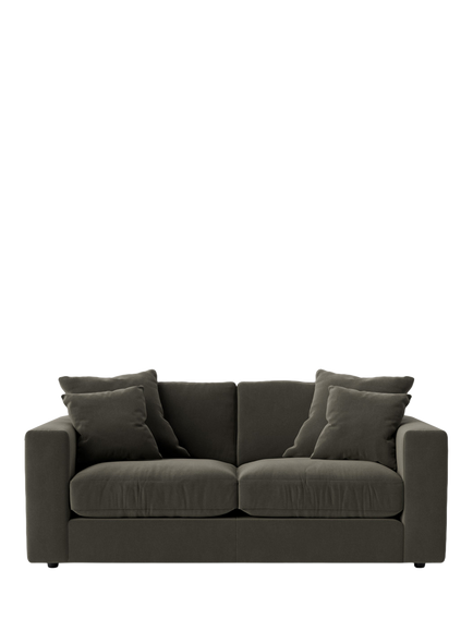Swoon Althaea Medium 2 Seater Sofa, Crushed Velvet Spruce