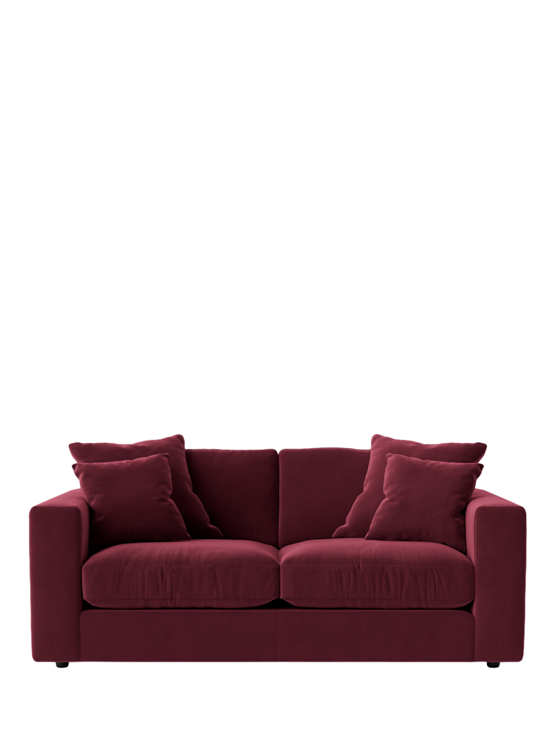 Althaea Range, Swoon Althaea Medium 2 Seater Sofa, Easy Velvet Bordeaux