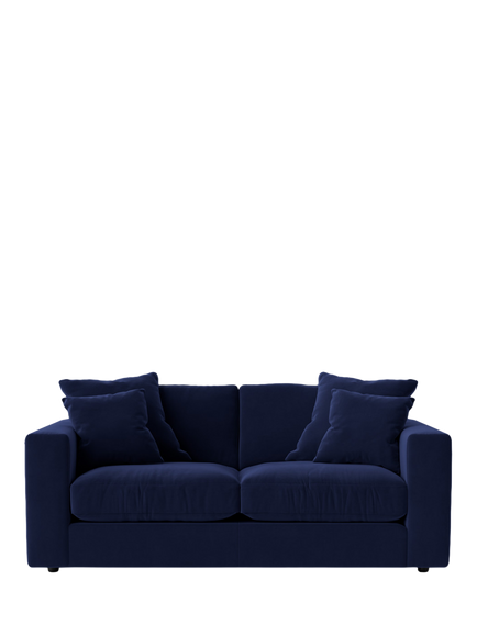 Swoon Althaea Medium 2 Seater Sofa, Easy Velvet Ink