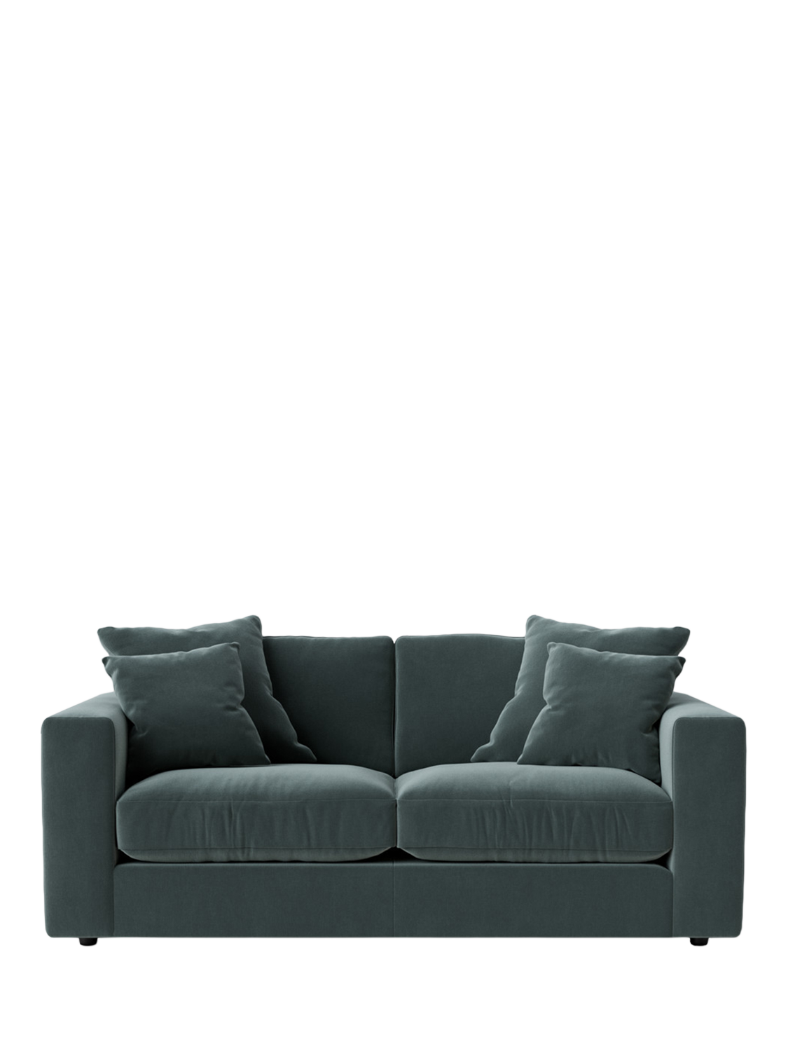 Althaea Range, Swoon Althaea Medium 2 Seater Sofa, Crushed Velvet Hydro