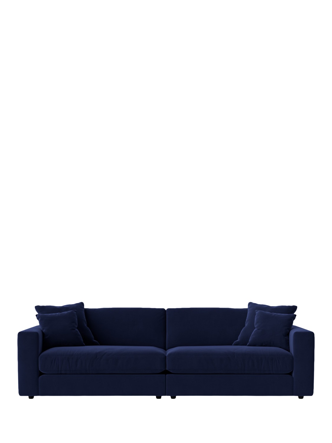 Althaea Range, Swoon Althaea Grand 4 Seater Sofa, Easy Velvet Ink