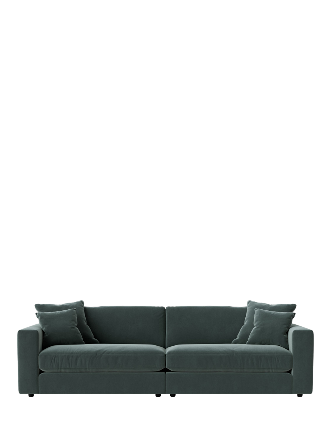 Althaea Range, Swoon Althaea Grand 4 Seater Sofa, Crushed Velvet Hydro