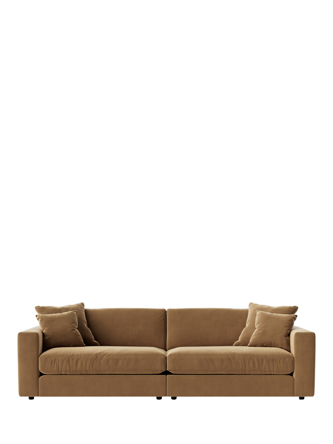 Althaea Range, Swoon Althaea Grand 4 Seater Sofa, Easy Velvet Biscuit
