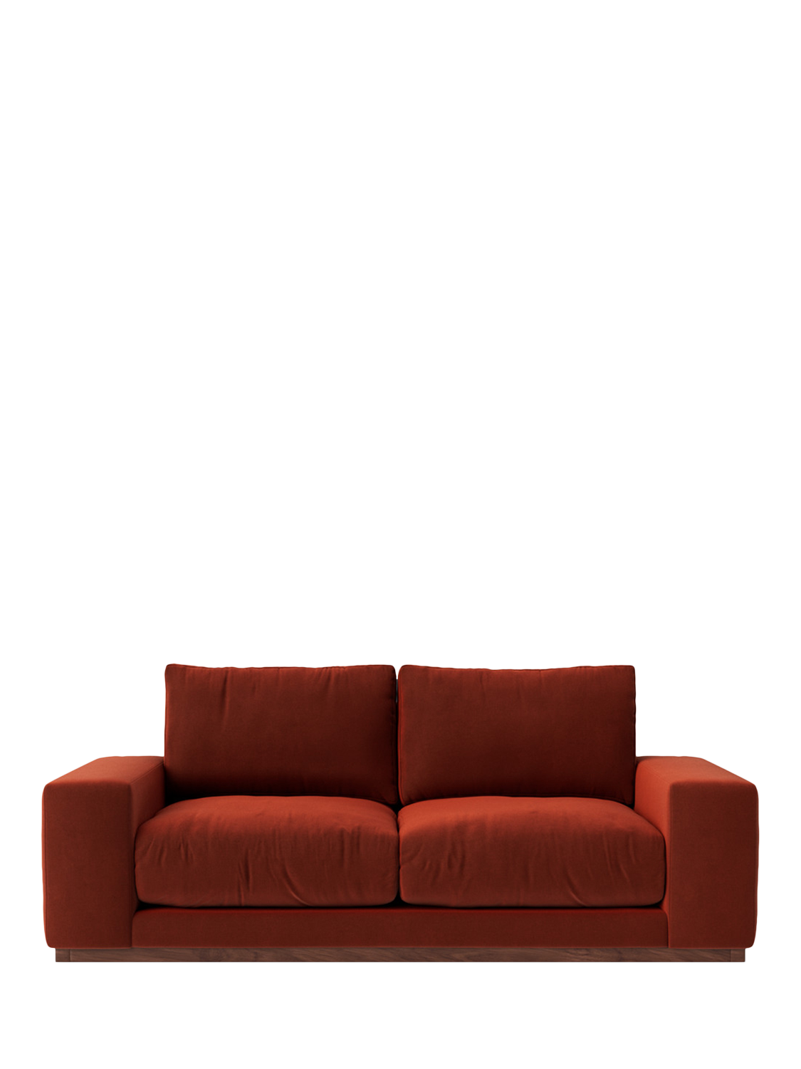 Denver Range, Swoon Denver Medium 2 Seater Sofa, Crushed Velvet Harissa