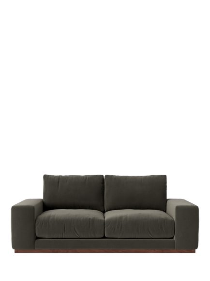 Swoon Denver Medium 2 Seater Sofa, Crushed Velvet Spruce