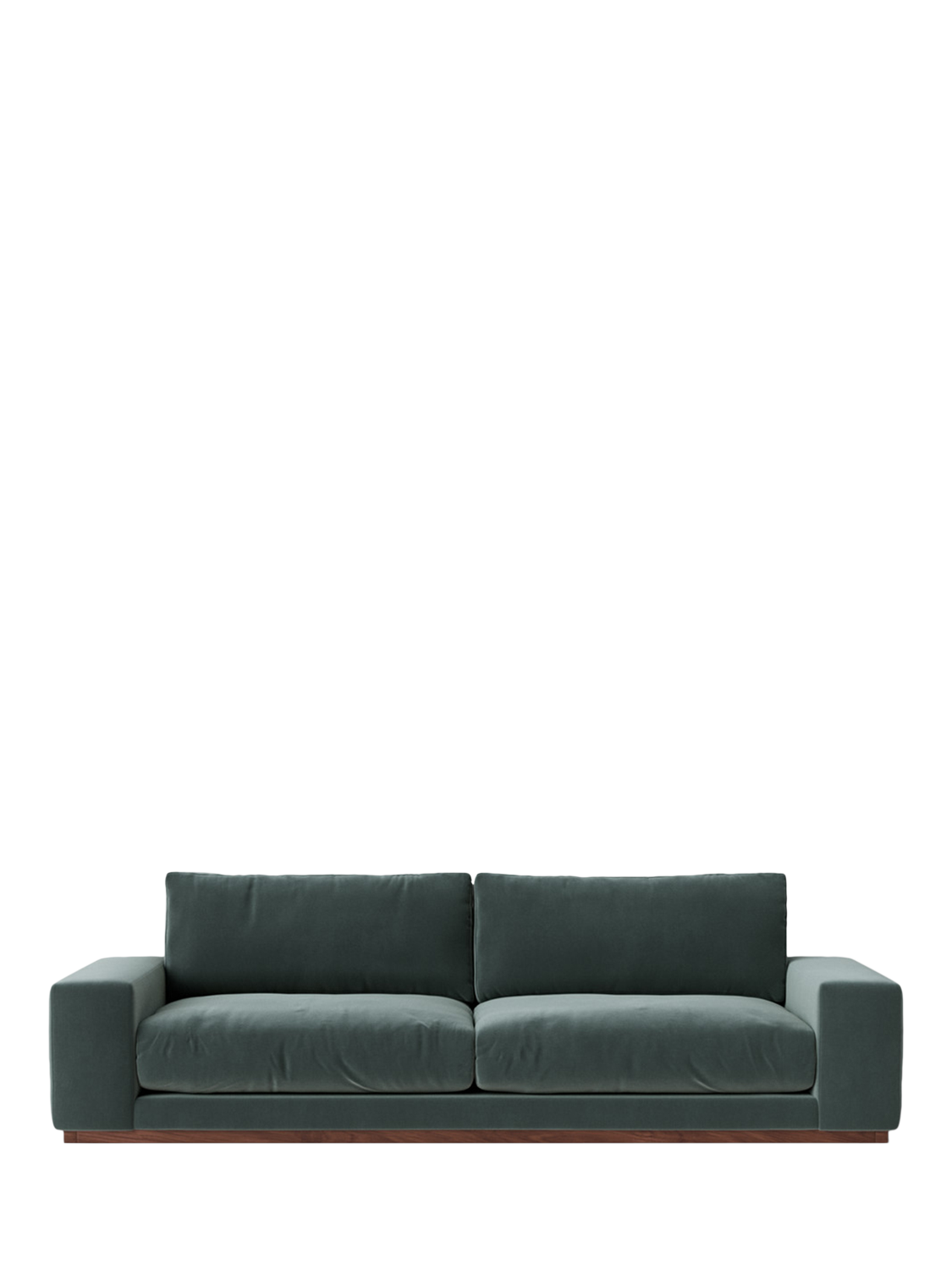 Denver Range, Swoon Denver Grand 4 Seater Sofa, Crushed Velvet Hydro